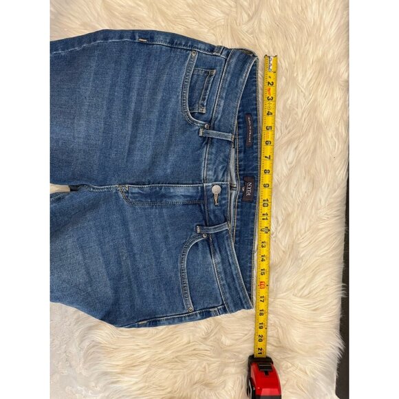 NYDJ Marilyn Straight Stretch Blue Jeans Size 12P‎ Not Your Daughter’s Jeans - Picture 5 of 8